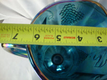 Load image into Gallery viewer, Vintage Indiana Glass Blue Carnival Harvest Grapes Footed Pitcher and (3) Tumbler Glasses
