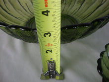 Load image into Gallery viewer, Vintage Anchor Hocking Country Estate Green Glass Chip and Dip Bowl Set
