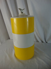 Load image into Gallery viewer, MCM Atapco Stacking Yellow White Canister Set with Top Lid
