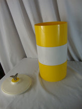 Load image into Gallery viewer, MCM Atapco Stacking Yellow White Canister Set with Top Lid
