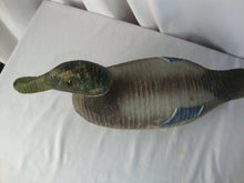 Load image into Gallery viewer, Vintage Hand Carved Primitive Wood Painted Mallard Duck Decoy

