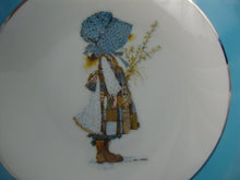 Load image into Gallery viewer, 1973 Holly Hobbie Blue Girl Ceramic Serving Bowl Dish
