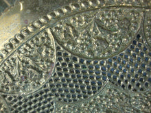 Load image into Gallery viewer, Vintage Pierced Brass Two Peacock Motif Wall Plaque Tray
