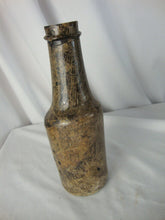 Load image into Gallery viewer, Antique Paris Black Glass with Shoulder Seal Small Wine Bottle No Stopper
