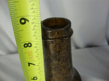Load image into Gallery viewer, Antique Paris Black Glass with Shoulder Seal Small Wine Bottle No Stopper
