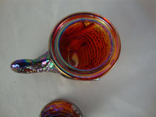 Load image into Gallery viewer, 1983 Pisello Red Carnival Dolphin with Fish Lidded Salt Trinket Dish
