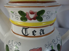 Load image into Gallery viewer, Vintage Ucagco PY Japan Early Provincial Rooster Roses Tea Teapot with Lid
