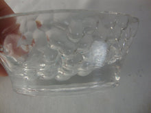 Load image into Gallery viewer, Vintage Clear Glass Grapes Motif Table Salt Cellar
