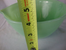 Load image into Gallery viewer, Vintage Fire King Jadeite Handled Batter Bowl with Pour Spout
