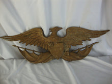 Load image into Gallery viewer, Vintage Sexton USA Cast Metal Eagle with Flags and Shield Wall Plaque
