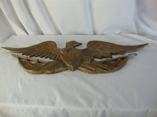 Load image into Gallery viewer, Vintage Sexton USA Cast Metal Eagle with Flags and Shield Wall Plaque
