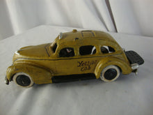 Load image into Gallery viewer, Vintage Hubley? Cast Metal Yellow Cab Taxi Car
