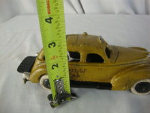 Load image into Gallery viewer, Vintage Hubley? Cast Metal Yellow Cab Taxi Car
