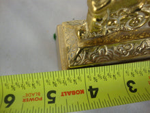 Load image into Gallery viewer, Vintage Double Cherub Gilt Metal Pocket Watch Display Stand Holder
