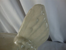 Load image into Gallery viewer, Vintage Ceramic Country Cream Hen on Brown Woven Look Base
