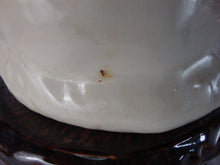 Load image into Gallery viewer, Vintage Ceramic Country Cream Hen on Brown Woven Look Base
