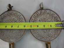 Load image into Gallery viewer, Vintage Nordic Ware Krumkake Aluminum Iron with Red Wood Handles
