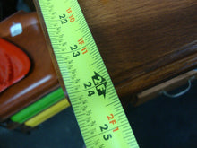 Load image into Gallery viewer, Vintage Oak Tall Jeweler Craft Stand Up Desk Workbench
