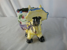 Load image into Gallery viewer, Vintage Japan Ceramic Donkey with Cart Small Planter

