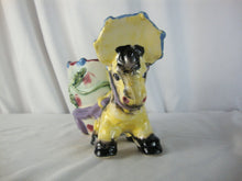 Load image into Gallery viewer, Vintage Japan Ceramic Donkey with Cart Small Planter
