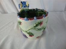 Load image into Gallery viewer, Vintage Japan Ceramic Donkey with Cart Small Planter
