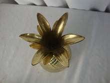 Load image into Gallery viewer, Vintage Brass India Pineapple Two Piece Trinket Dish Candleholder

