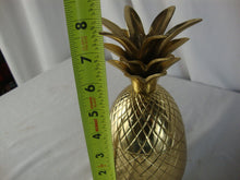 Load image into Gallery viewer, Vintage Brass India Pineapple Two Piece Trinket Dish Candleholder
