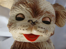 Load image into Gallery viewer, 1960s Edward Mobley Rubber Eyes Open Closed Puppy Dog NO Squeaker
