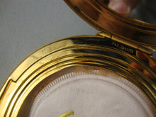 Load image into Gallery viewer, 1970's Stratton England Butterfly Motif Metal Makeup Compact
