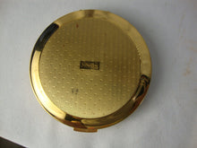 Load image into Gallery viewer, 1970's Stratton England Butterfly Motif Metal Makeup Compact
