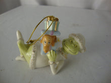 Load image into Gallery viewer, 2000 Lenox Classics Grinchy Greetings Christmas Porcelain Ornament with Original Box
