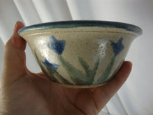 Load image into Gallery viewer, Vintage Little Mountain Pottery Salt Glaze Tulip Motif Candleholder Pair
