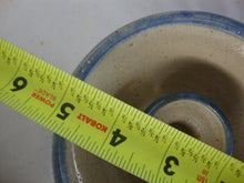 Load image into Gallery viewer, Vintage Little Mountain Pottery Salt Glaze Tulip Motif Candleholder Pair
