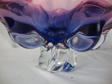 Load image into Gallery viewer, 1960s Josef Hospodka for Chribska Hand Formed Sculpture Glass Decor Bowl
