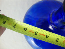 Load image into Gallery viewer, MCM Empoli Style Cobalt Blue Decanter Genie Bottle With Round Stopper
