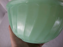 Load image into Gallery viewer, Vintage Fire King Jadeite Vertical Swirl 7 Inch Kitchen Mixing Bowl
