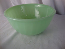 Load image into Gallery viewer, Vintage Fire King Jadeite Vertical Swirl 6 Inch Kitchen Mixing Bowl
