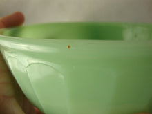 Load image into Gallery viewer, Vintage Fire King Jadeite Vertical Swirl 6 Inch Kitchen Mixing Bowl
