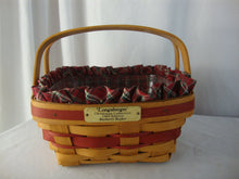 Load image into Gallery viewer, 1993 Longaberger Bayberry Basket with Liner and Plastic Protector

