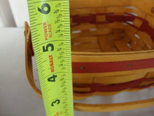 Load image into Gallery viewer, 1993 Longaberger Bayberry Basket with Liner and Plastic Protector
