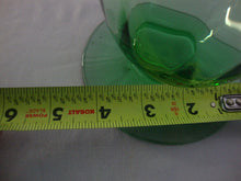 Load image into Gallery viewer, Vintage Fostoria Vaseline Glass Tall Footed Pitcher
