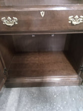 Load image into Gallery viewer, Shelving Unit, Bookcase, American Drew, Glass Shelves, Cabinet Bottom, Red Mohag
