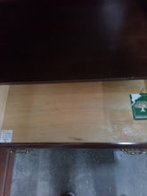 Load image into Gallery viewer, Shelving Unit, Bookcase, American Drew, Glass Shelves, Cabinet Bottom, Red Mohag
