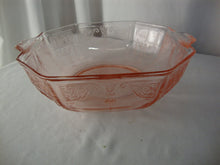Load image into Gallery viewer, Vintage Princess Pink Depression Glass Serving Bowl with Side Handles
