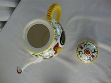 Load image into Gallery viewer, Vintage Ucagco PY Japan Early Provincial Rooster Roses Teapot with Lid
