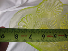 Load image into Gallery viewer, Vintage Mosser Glass Uranium Glass Shell Footed Pitcher
