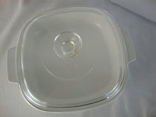 Load image into Gallery viewer, 1975 Country Festival Blue Bird Pyrex 2 Quart Casserole Dish with Clear Glass Lid
