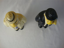 Load image into Gallery viewer, Vintage Joe Camel Blues Brothers Style Resin Salt and Pepper Shaker Set
