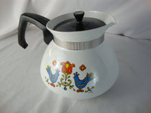 Load image into Gallery viewer, Vintage Country Festival Blue Bird 6 Cup Coffee Pot with Lid
