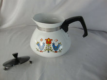Load image into Gallery viewer, Vintage Country Festival Blue Bird 6 Cup Coffee Pot with Lid
